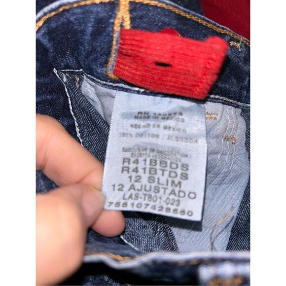 Boys Legenary Gold adjustable jeans 12 slim - Picture 3 of 3